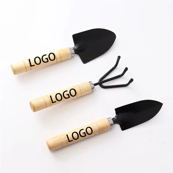 3pcs Garden Tool Set Shovel Spade Rake