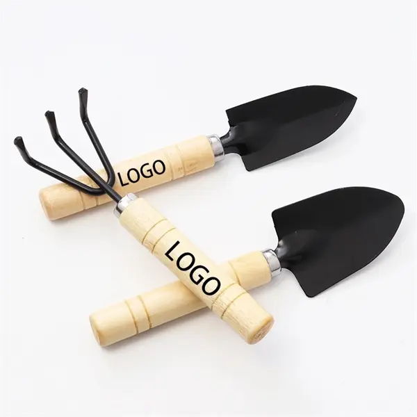 3pcs Garden Tool Set Shovel Spade Rake