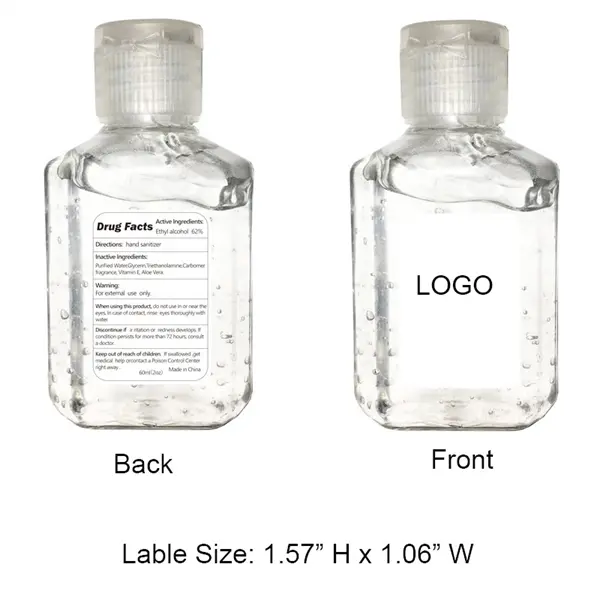 2oz Squirt Hand Sanitizer