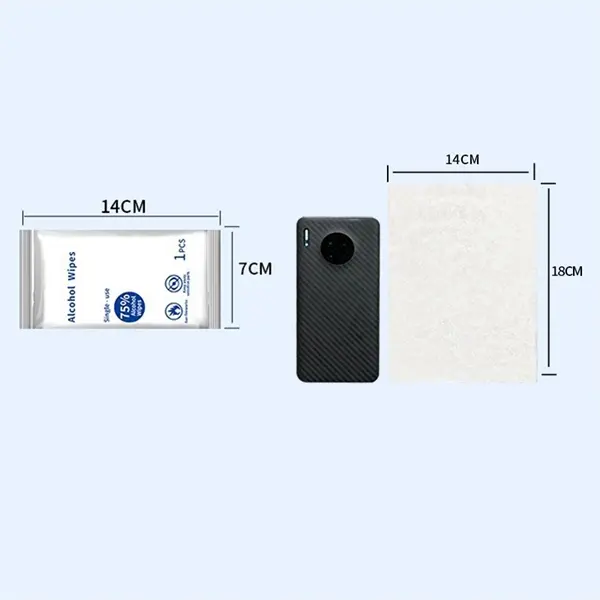 75% alcohol singel pack wipes