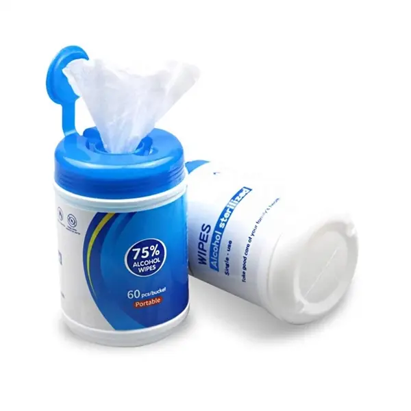 60Pcs 75% Alcohol Wipes
