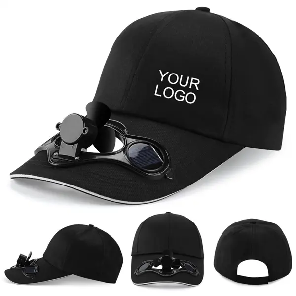 Solar fan cool cap