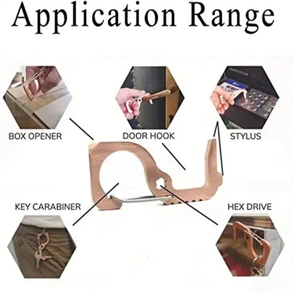 Brass Reusable Touchless Door Opener Closer