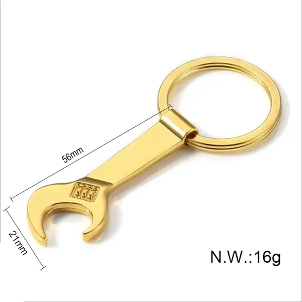 Zinc Alloy Bottle Opener Key Chain