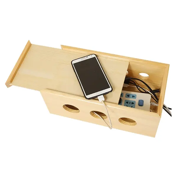 Wooden Cable Management Box