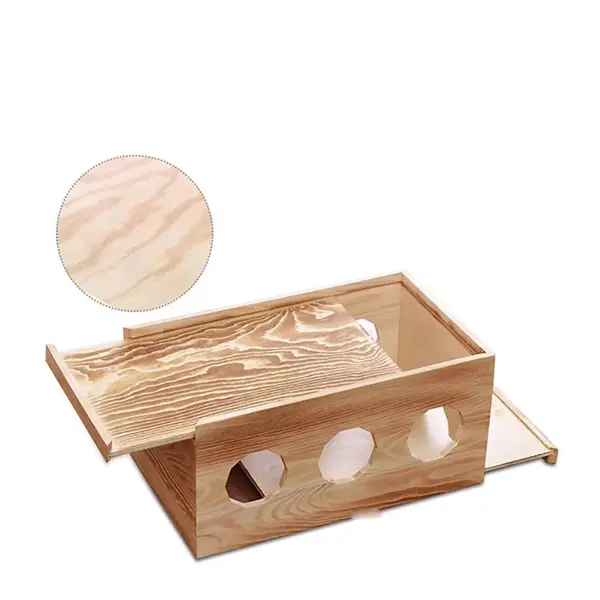 Wooden Cable Management Box