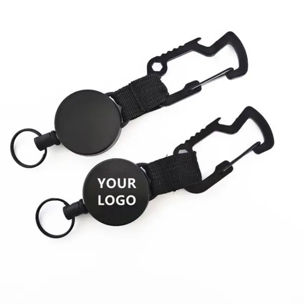 Multifunctional Retractable Carabiner Keychain