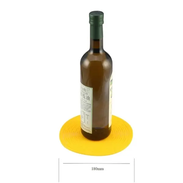 Foldable Silicone Red Wine Bag and Coaster