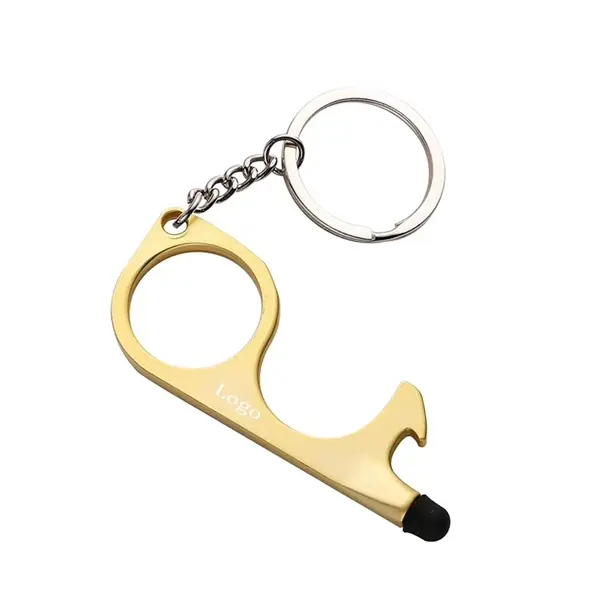 No Touch Key Door Opener Tool with Key Ring