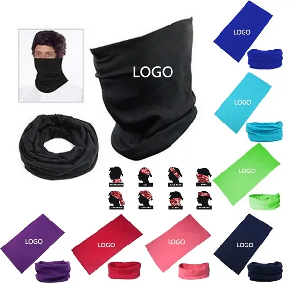 100% Microfiber Multi Functional Scarf/ Neck-Wrap/ Gaiter T