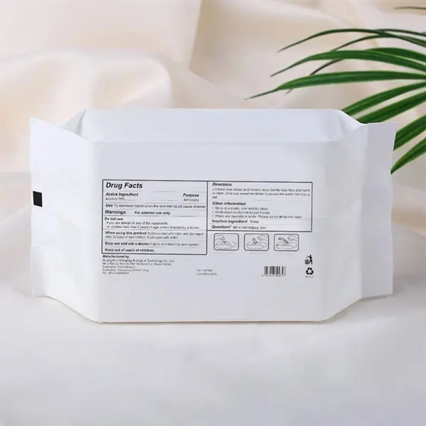 50 PCS 75% Alcohol Cleaning Wet Wipes