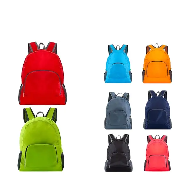 Portable folding backpack