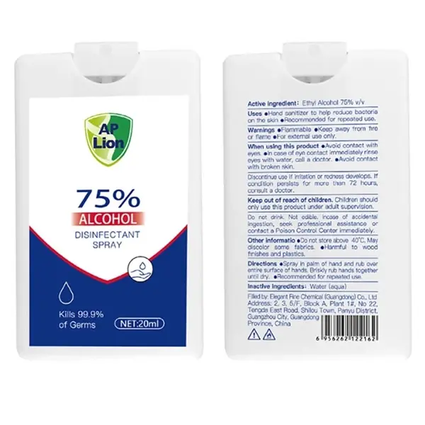 75% Alcohol Disinfectant Spray