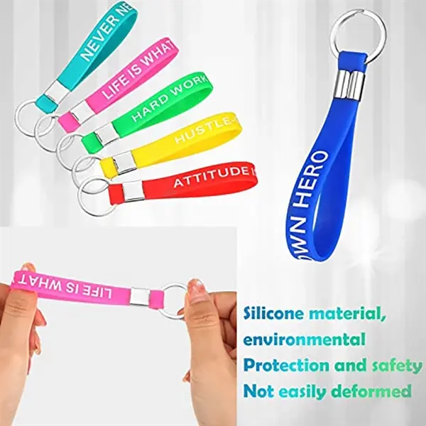 Silicone Wristband Keychain