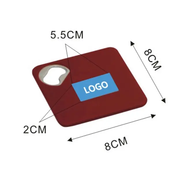 2-In-1 Coaster Bottle Opener