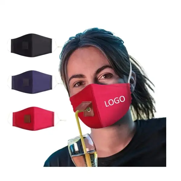 Promotional Cotton Adjustable Straw Masks