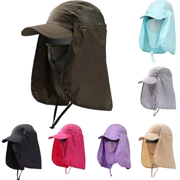 Fishing Hats with Face Mask