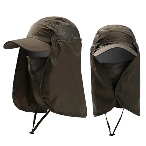 Fishing Hats with Face Mask