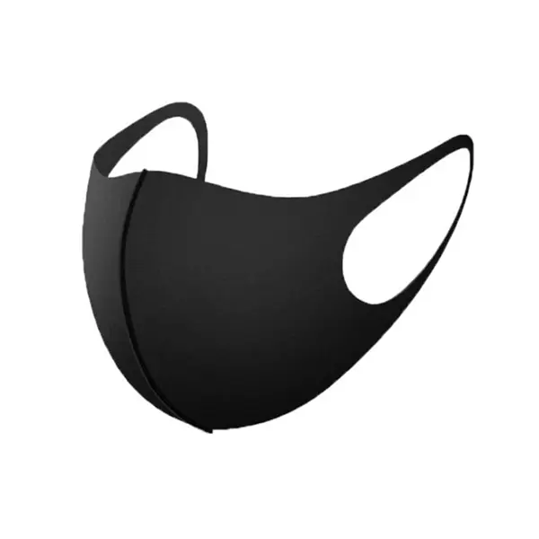 Fashion Protective Unisex Black Dust Cotton Washable, Reusab