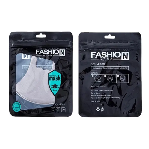 Fashion Protective Unisex Black Dust Cotton Washable, Reusab