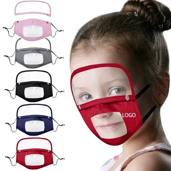 Child Visible Mouth Cosplay Cotton Mask Eye Mouth Shield