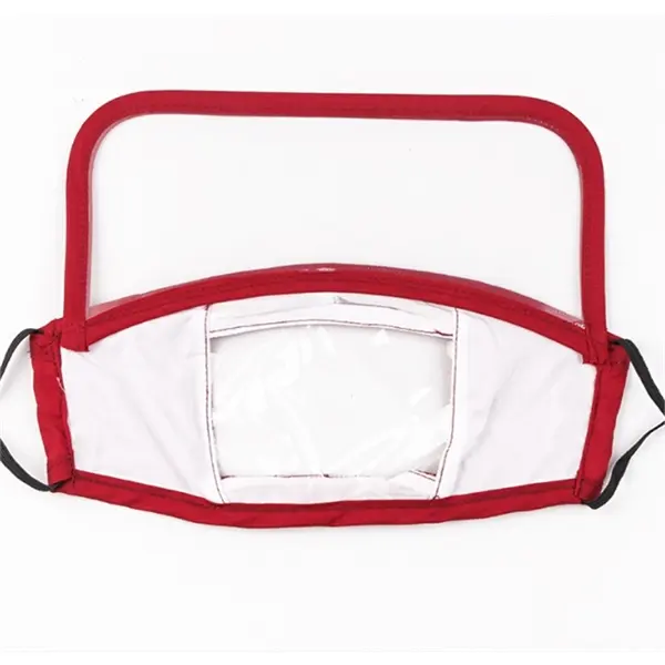 Face Bandanas With Clear Visible Lip Visual Facial
