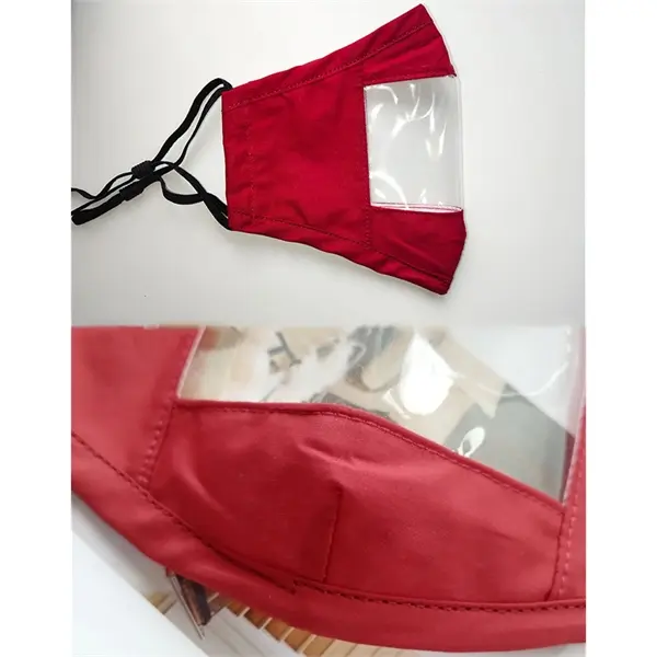 Reusable Anti Dust Unisex Visible Mouth Face Bandanas