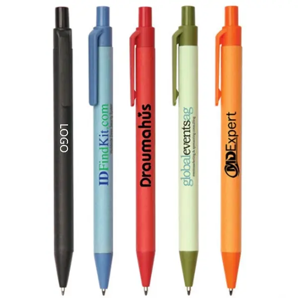 Colored paper ballpoint pen