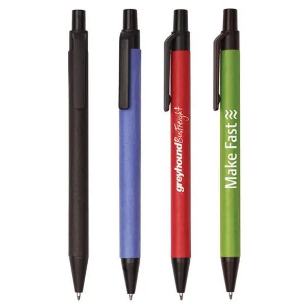 Colored paper ballpoint pen