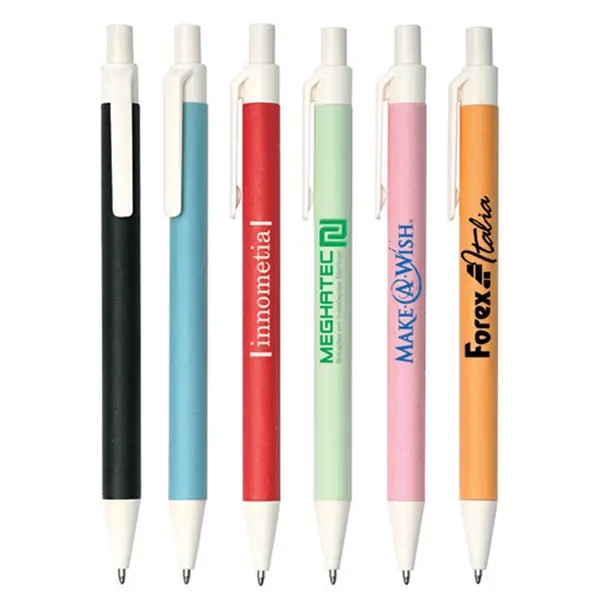 Colored paper ballpoint pen