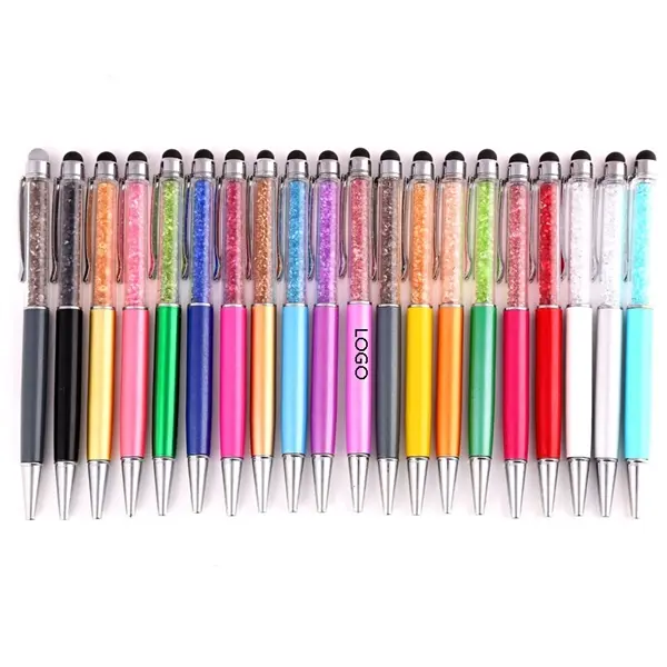 2 IN 1 Crystal Stylus Pens