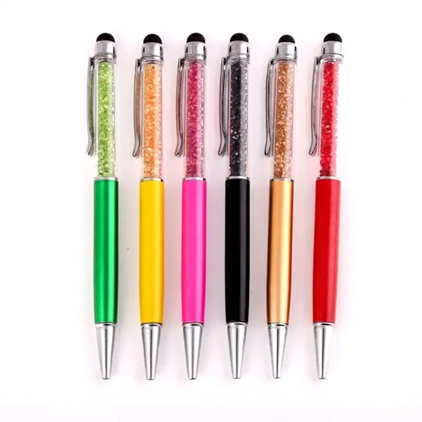 2 IN 1 Crystal Stylus Pens