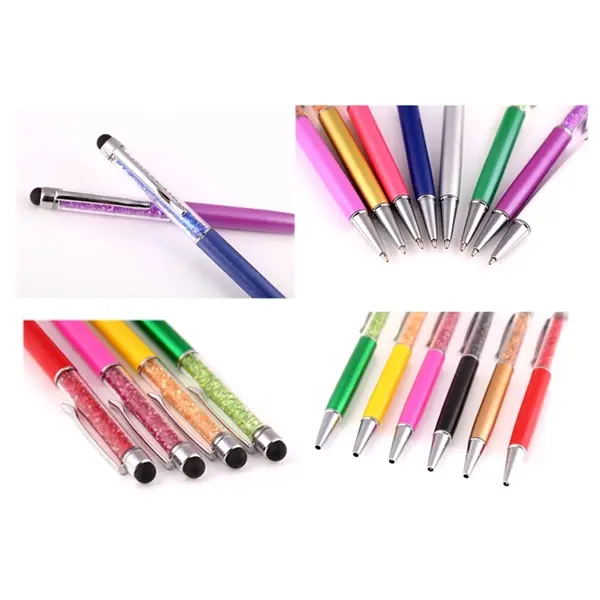 2 IN 1 Crystal Stylus Pens