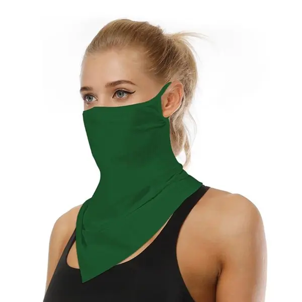 Bandana with Ear Loops Neck Gaiter
