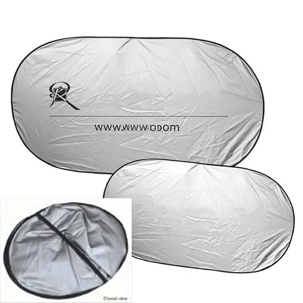 Custom Universal Window Sun Shade – Foldable, Full Logo Print