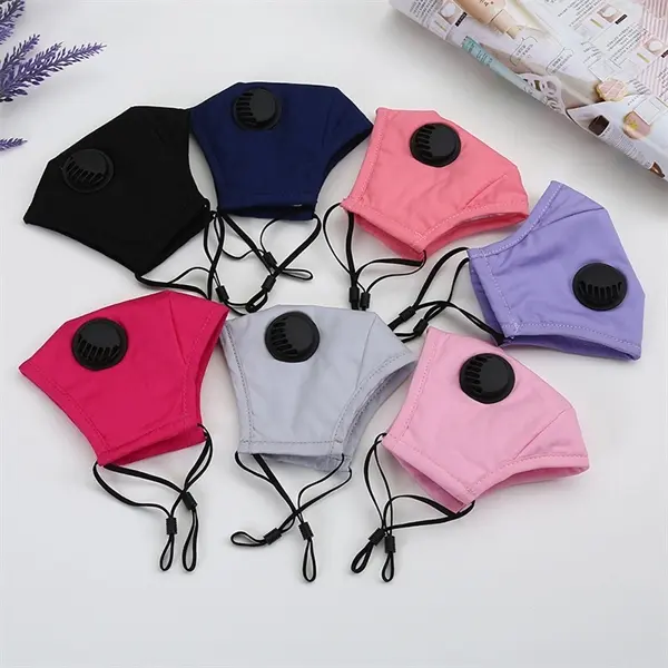 Reusable Cotton Mask Valve Filter