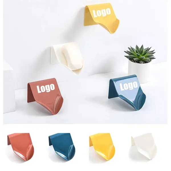 Seamless Wall-Mounted Drain Soap Holder