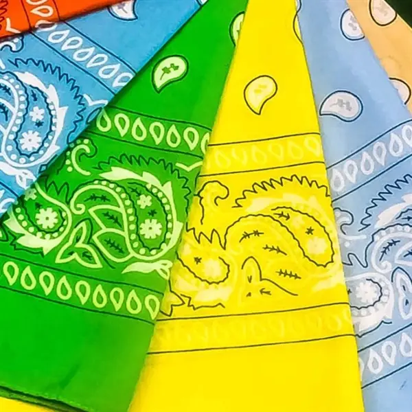 Multifunctional Paisley Bandanas Print Head Wrap Scarf Wrist