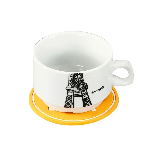 PVC soft rubber coaster