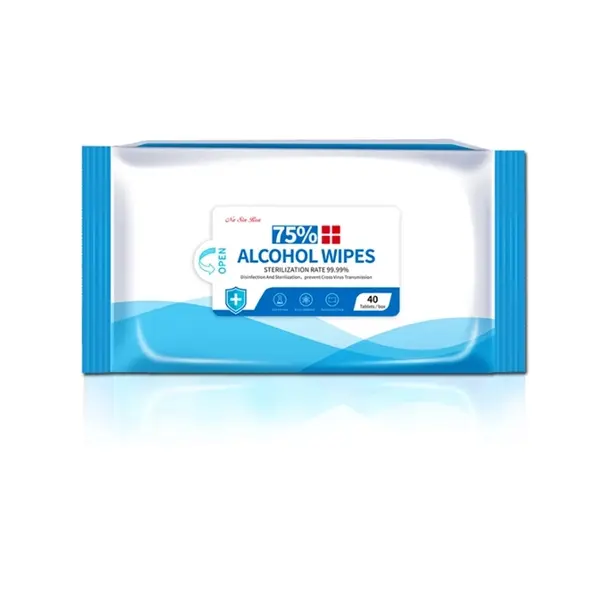 40 Piecesl Mini 75% Alcohol Wipes