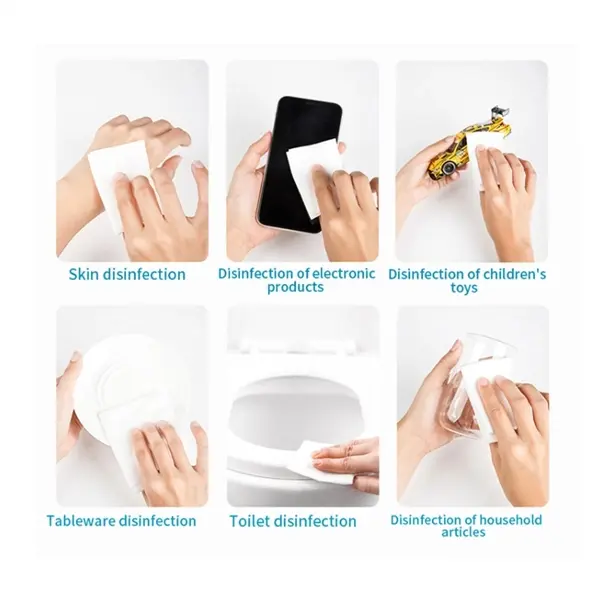 40 Piecesl Mini 75% Alcohol Wipes