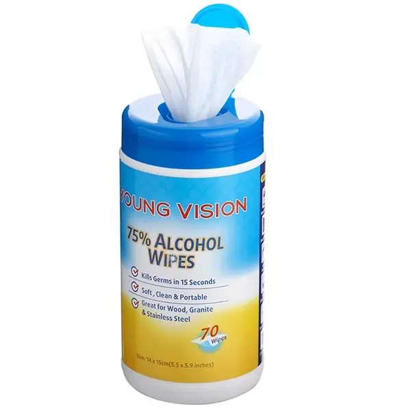 70 Pieces Barrel Alcohol Wipes