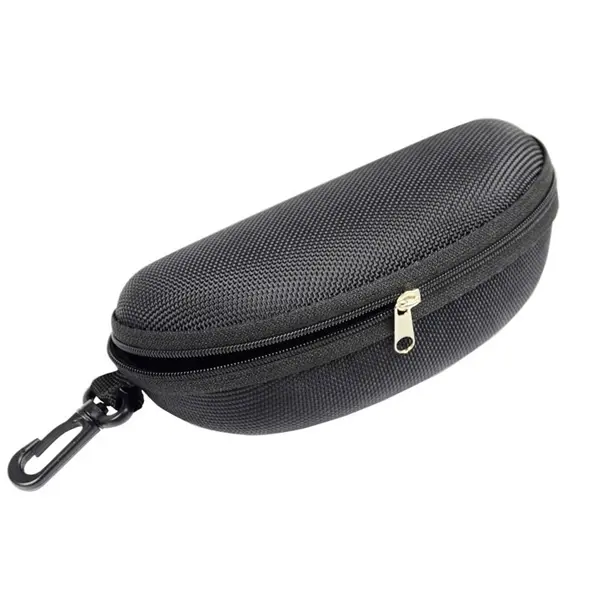 Portable Travel Zipper Eyeglasses Case With Hook