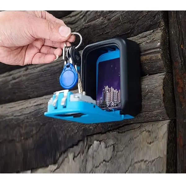 Wall Mounted Key Lock Box Safe Storage Password Lock 4 Digit