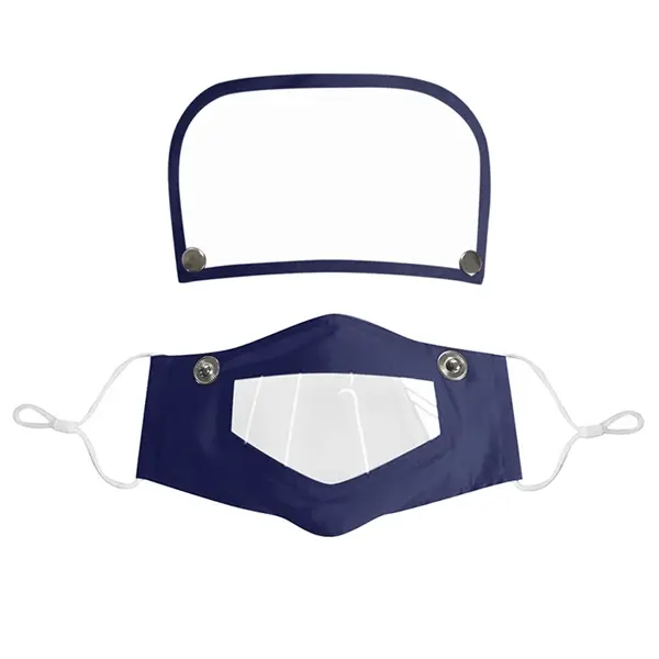 2 in 1 Mask With Button Eye Mask