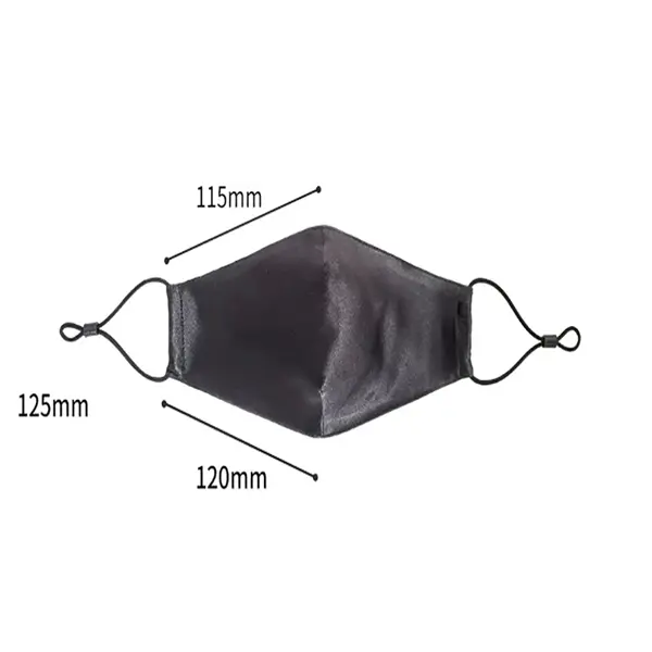 Adjusting Fashion Mulberry Silk Mask UPF50+