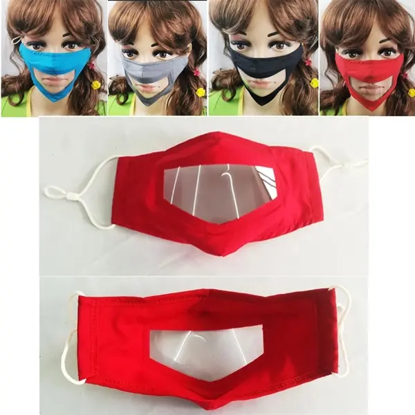 Dustproof Deaf Mute Cotton Transparent Mask