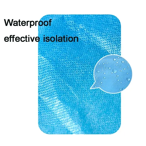 Thickened PE Coated Disposable Isolation Gowns