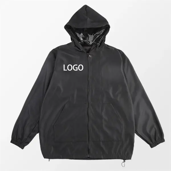 Washable civil epidemic prevention suit hooded with mask