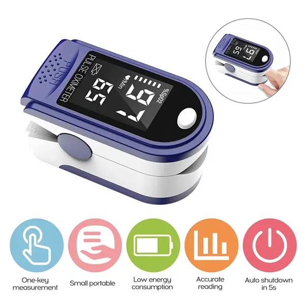 Custom Fingertip Pulse Oximeter with Logo (FDA Approved)